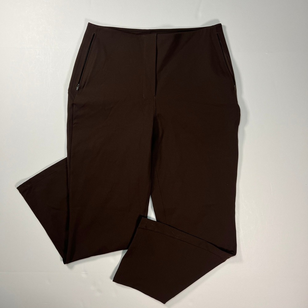 Lululemon Smooth Fit Pull-On High-Rise Cropped Pants Women 8 Java Brown LW6CA1S